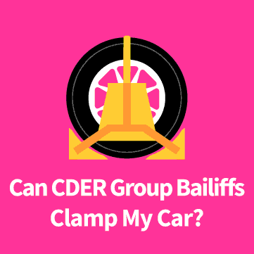 CDER Group Bailiffs Clamped Car