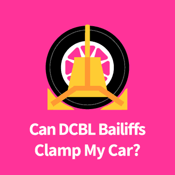 DCBL Bailiffs Clamped Car