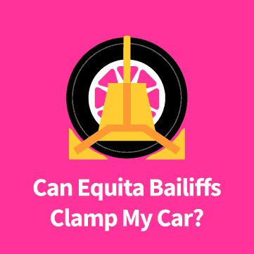 Equita Bailiffs Clamped Car