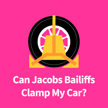 Jacobs Bailiffs Clamped Car